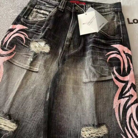 Streetwear Y2K Jaded London Denim Shorts - Picture 4 of 4